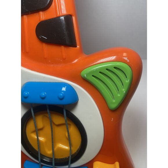Baby Genius Tempo Children’s Orange Tiger Guitar Musical Toy - Tested And Works - Picture 7 of 10